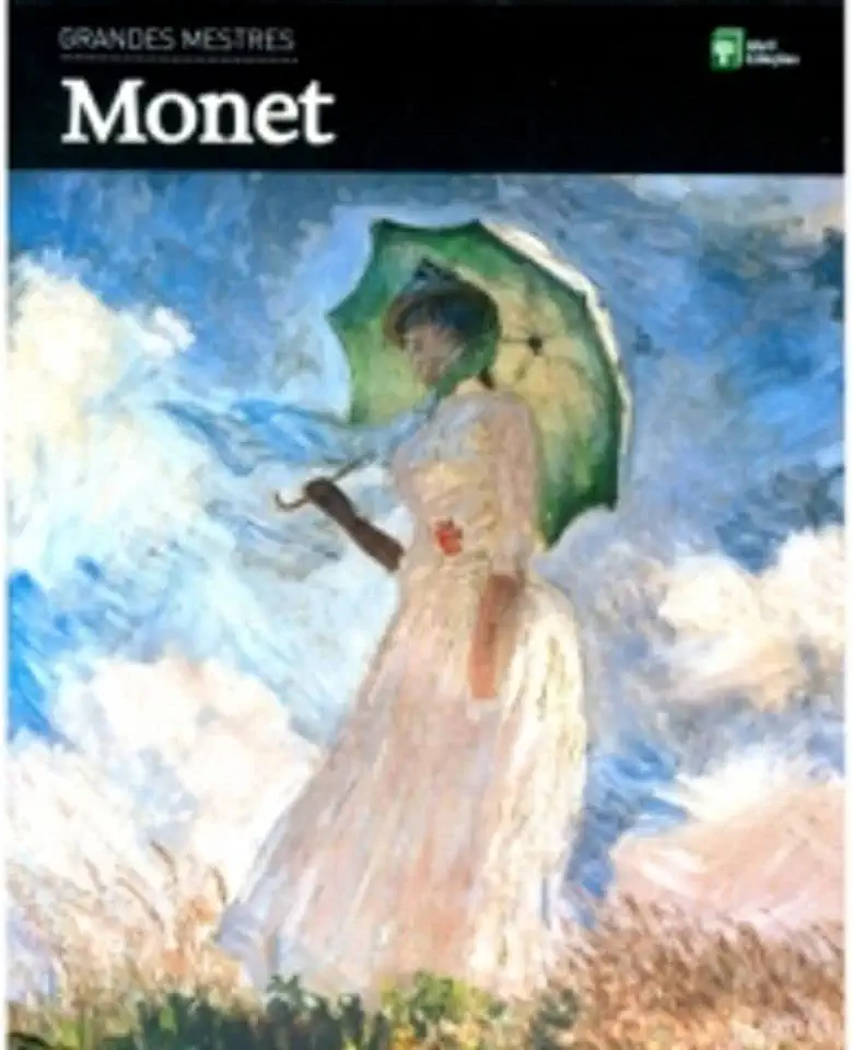 Capa do Livro Grandes mestres Monet - Editora abril coleções