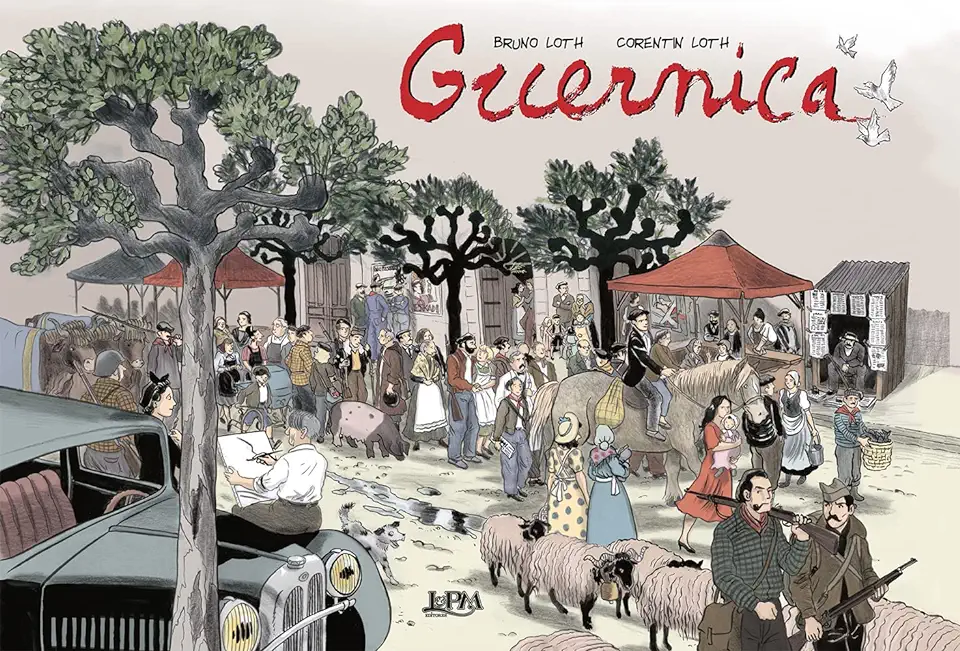 Capa do Livro Guernica - Hq - Loth, Bruno