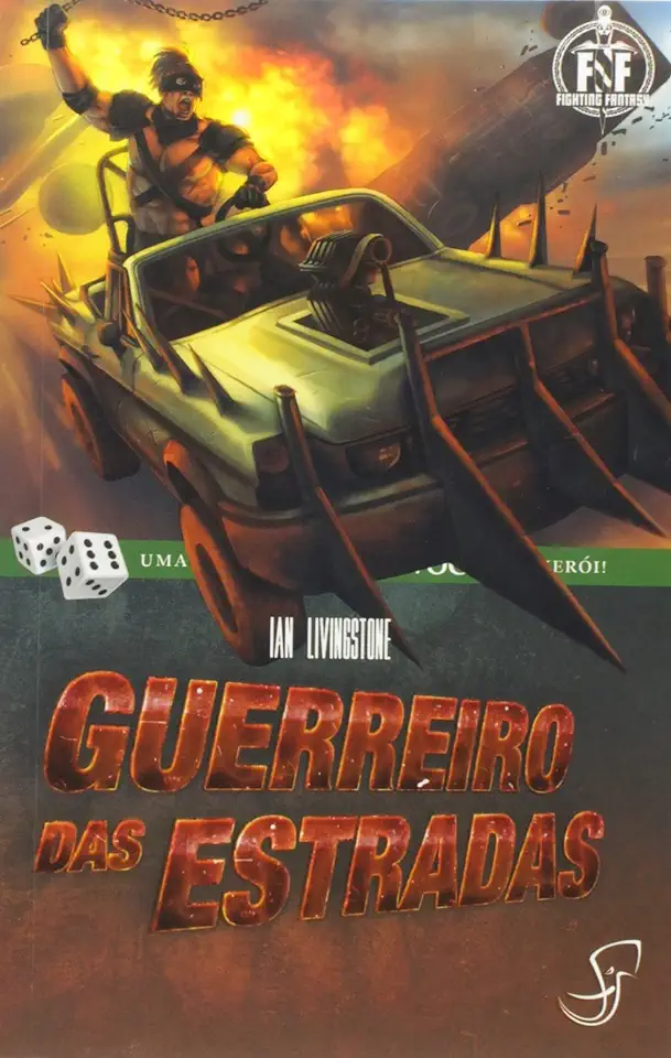 Capa do Livro Guerreiro das Estradas - Ian Livingstone