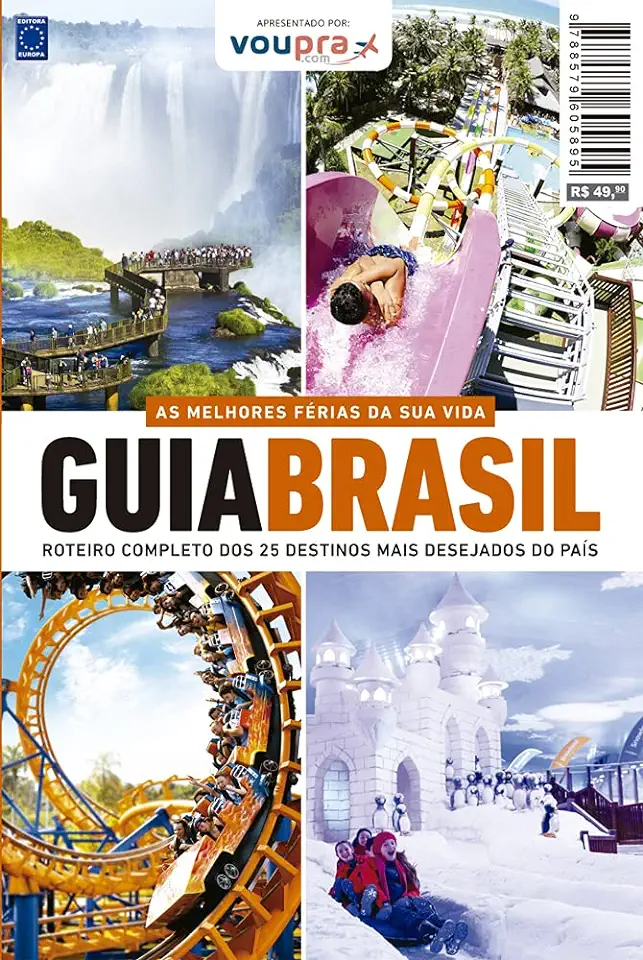 Capa do Livro Guia Brasil - Roteiro Completo dos 25 destinos mais desejados - Editora Europa