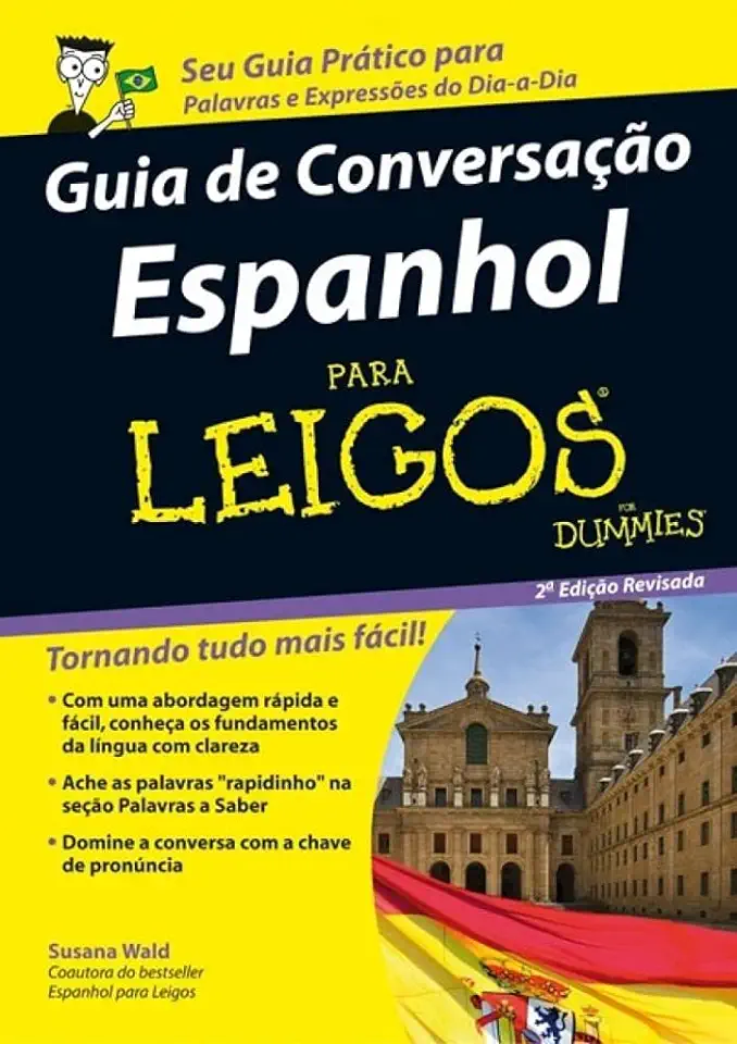 Capa do Livro Guia de Conversação Espanhol Para Leigos - Susana Wald