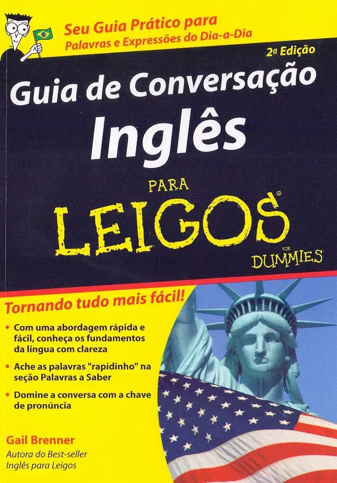 Capa do Livro Guia de Conversação Inglês para Leigos - Gail Brenner