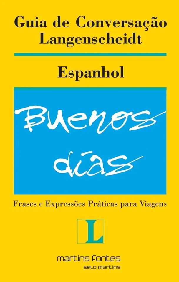 Capa do Livro Guia de Conversação Langenscheidt espanhol - Martins Fontes