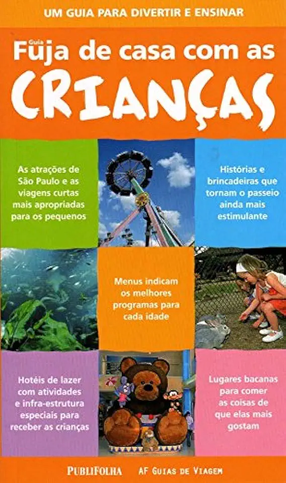 Capa do Livro Guia Fuja de Casa Com as Crianças - Publifolha