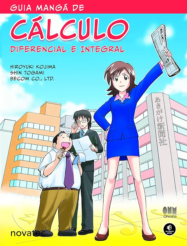 Capa do Livro Guia Mangá de Cálculo Diferencial e Integral - Hiroyuki Kojima - Shin Togami