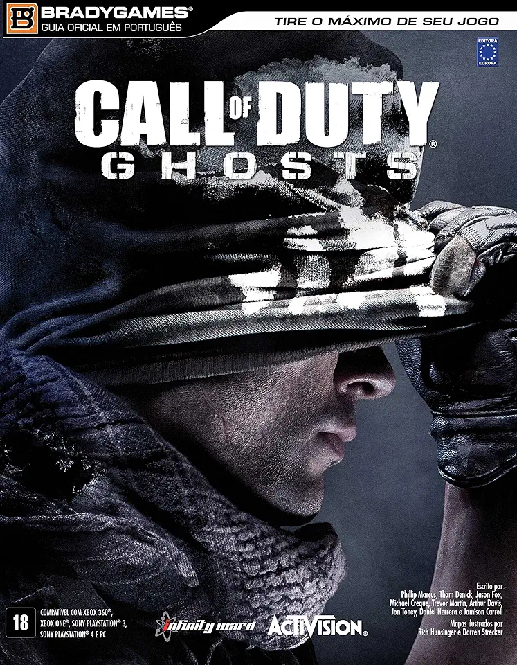 Capa do Livro Guia Oficial Call of Duty - Ghosts - Phillip Marcus