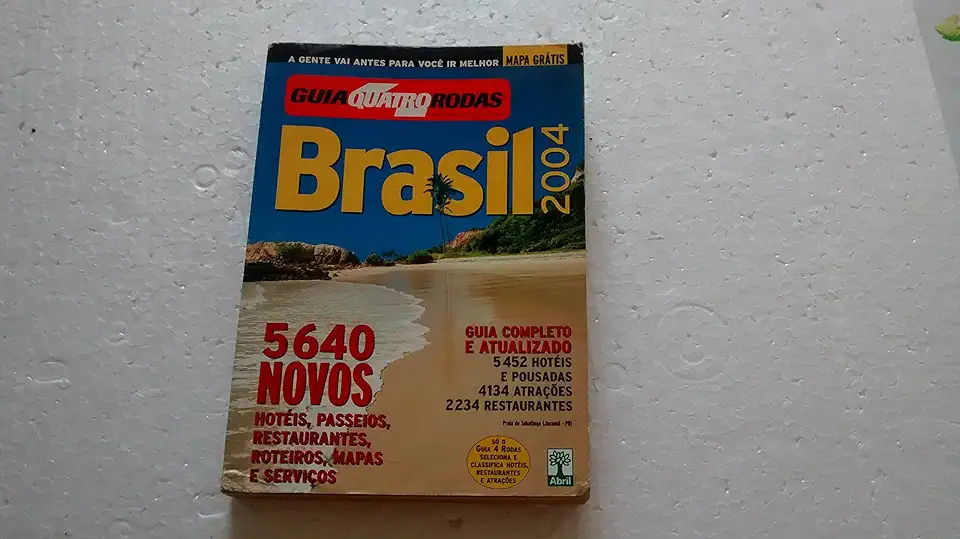 Capa do Livro Guia Quatro Rodas Brasil 2004 - Guia Quatro Rodas