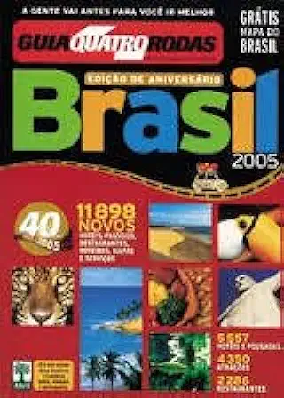 Capa do Livro Guia Quatro Rodas - Brasil 2005 - Abril