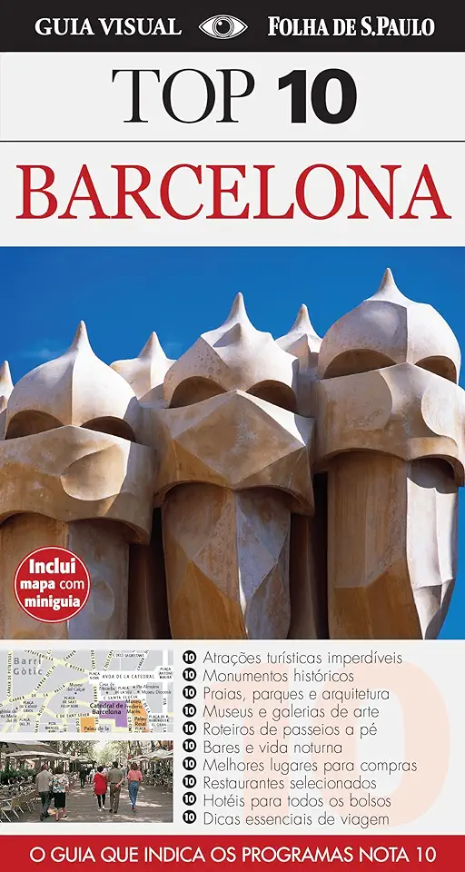 Capa do Livro Guia Turismo 10 Barcelona - Dorling Kindersley