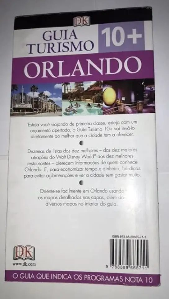 Capa do Livro Guia Turismo 10 Orlando - Dorling Kindersley