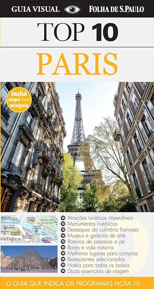 Capa do Livro Guia Turismo 10+ Paris - Mike Gerrard e Donna Dailey