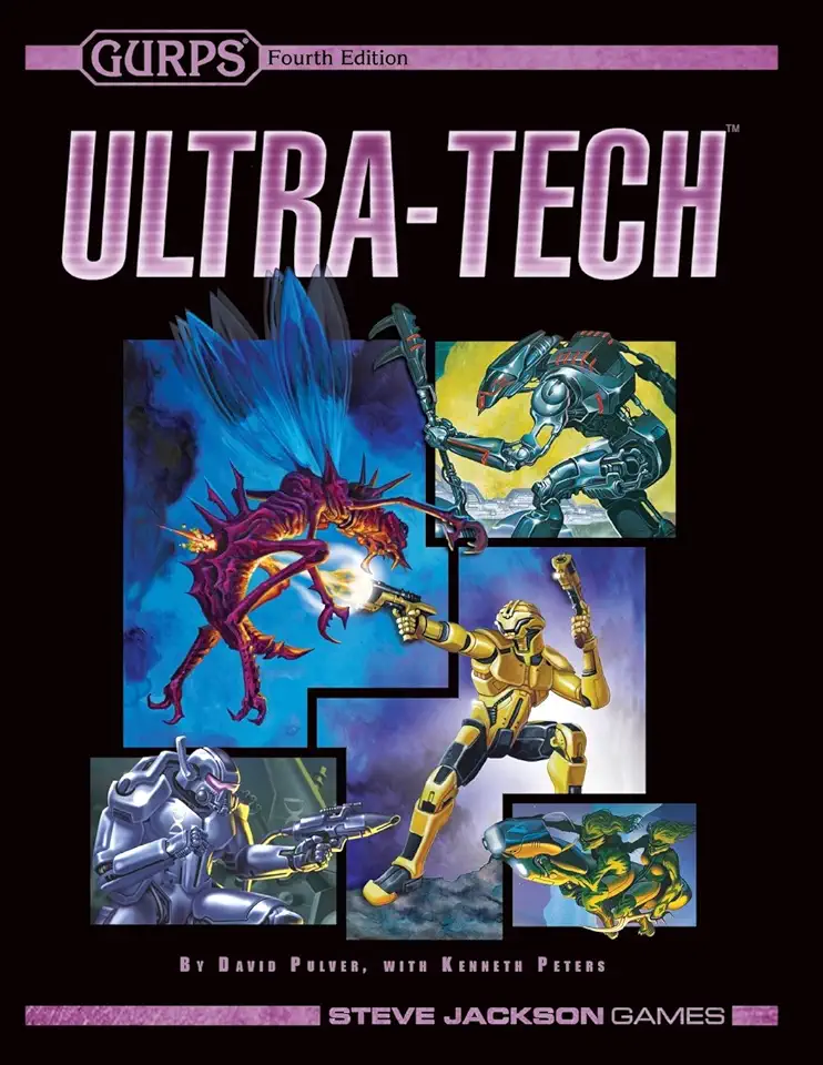 Capa do Livro Gurps - Ultra Tech - David L. Pulver