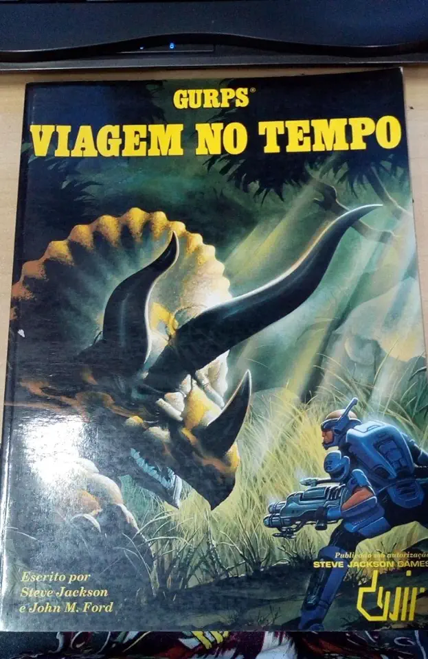 Capa do Livro Gurps Viagem no Tempo - Steve Jackson