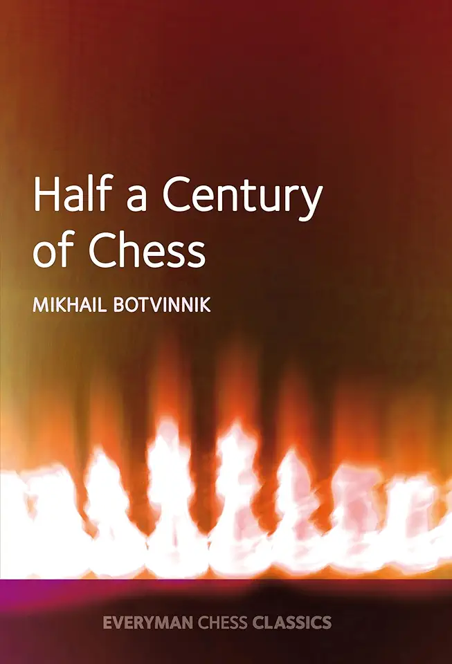 Capa do Livro Half  a  Century of Chess - Mikhail Botvinnik