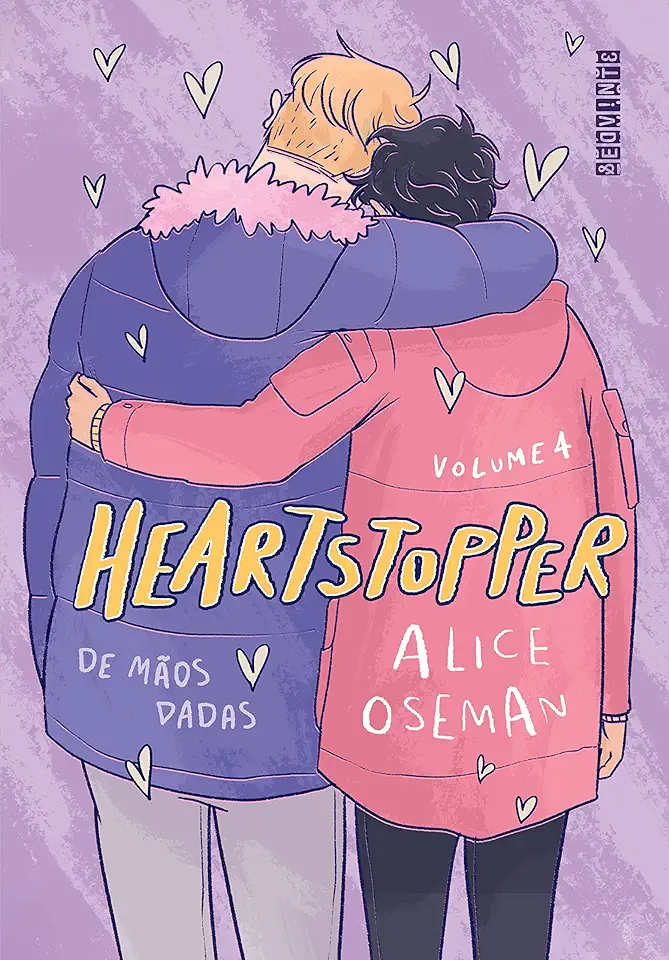 Capa do Livro HEARTSTOPPER: DE MãOS DADAS (VOL. 4) INSPIRAçãO PARA A SéRIE DA NETFLIX - Oseman, Alice