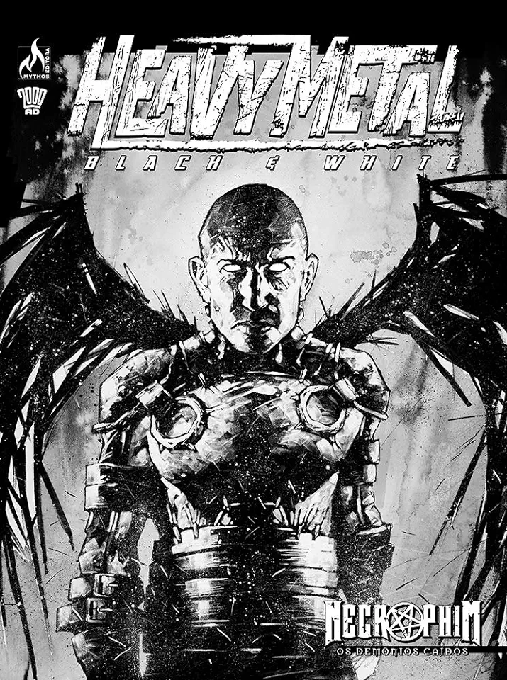 Capa do Livro Heavy Metal - Black & White - Vários