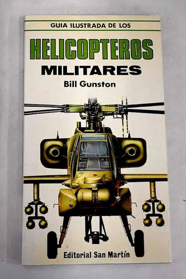 Capa do Livro Helicópteros Militares - Bill Gunston