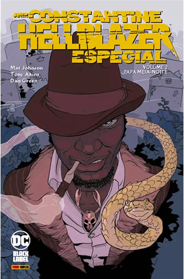 Capa do Livro Hellblazer Especial 2 - Papa Meia Noite - Mat Johnson