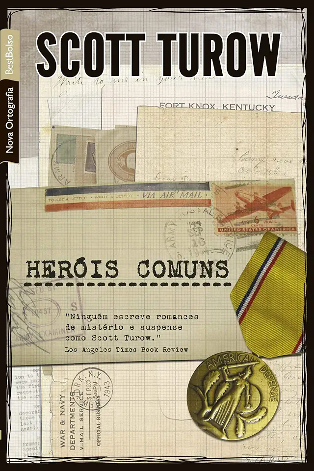 Capa do Livro Heróis Comuns - Scott Turow