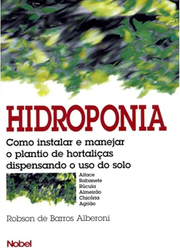 Capa do Livro Hidroponia - Robson de Barros Alberoni