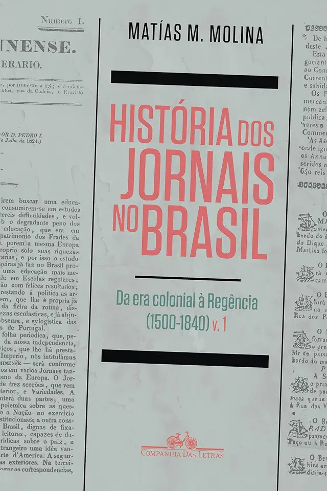 Capa do Livro História dos Jornais no Brasil - Matías M. Molina