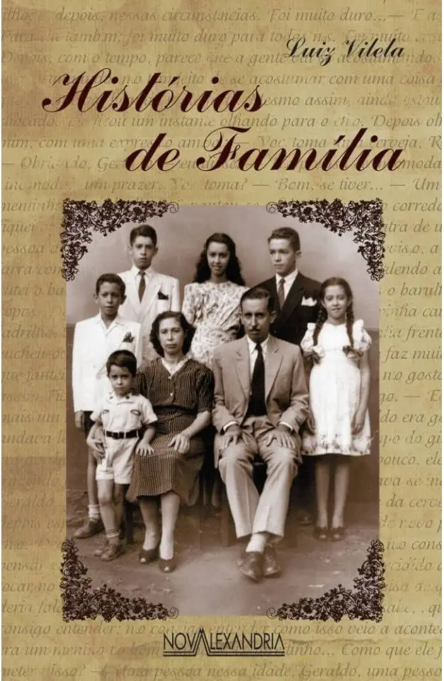 Capa do Livro Histórias de Família - Luiz Vilela