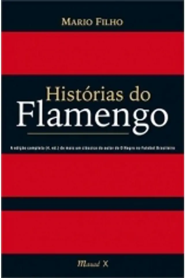 Capa do Livro Histórias do Flamengo - Mario Filho