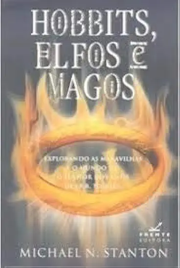 Capa do Livro Hobbits, Elfos e Magos - Michael N. Stanton