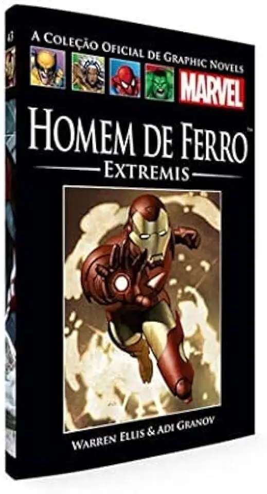 Capa do Livro Homem de Ferro - Extremis - Warren Ellis / Adi Granov