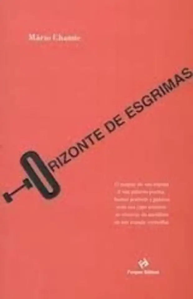 Capa do Livro Horizonte de Esgrimas - Mário Chamie