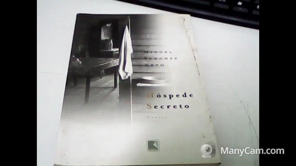 Capa do Livro Hóspede Secreto - Miguel Sanches Neto