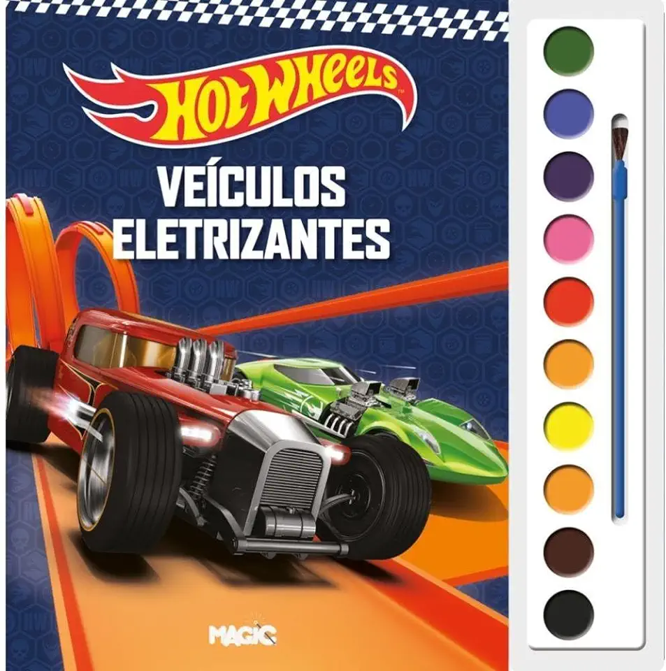 Capa do Livro Hot Wheels - Veículos eletrizantes - Ciranda Cultural