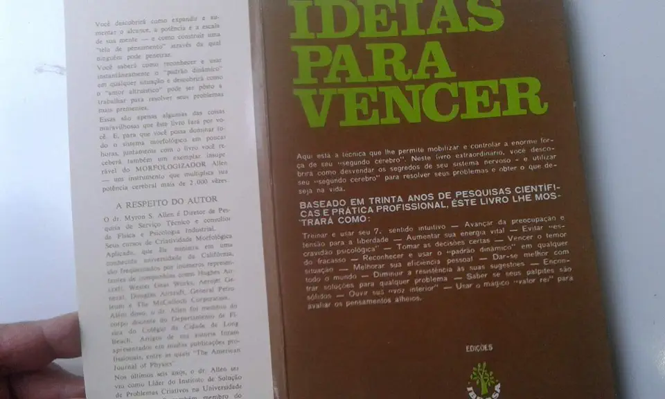 Capa do Livro Idéias para Vencer - Myron S. Allen