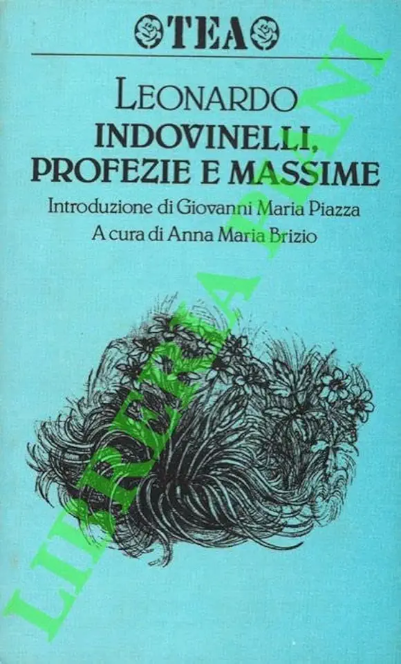 Capa do Livro Indovinelli, Profezie e Massime - Leonardo da Vinci