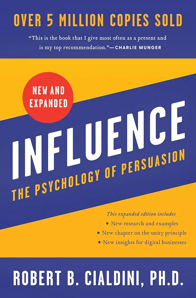 Capa do Livro Influence: the Psychology of Persuasion - Robert B. Cialdini