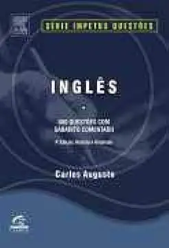 Capa do Livro Inglês 600 Questões Com Gabarito Comentado - Carlos Augusto