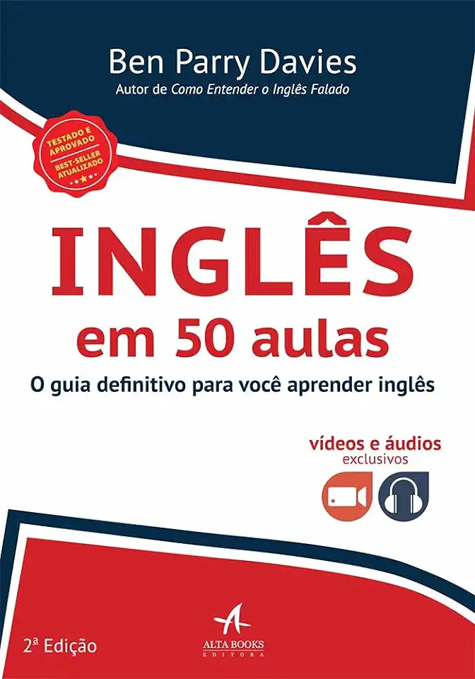 Capa do Livro Inglês Em 50 Aulas - Ben Parry Davies