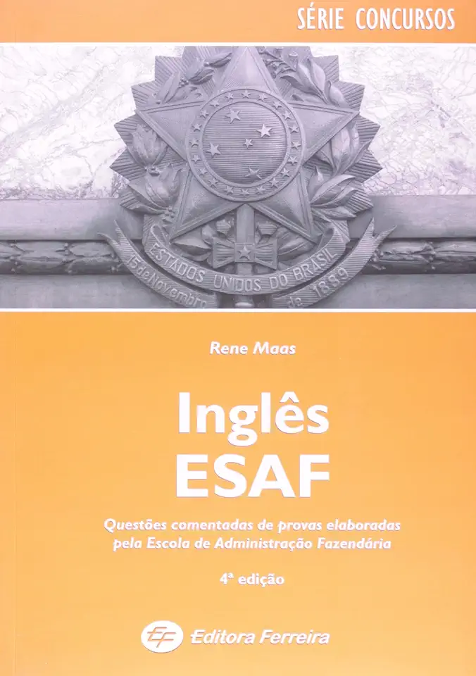 Capa do Livro Inglês Esaf - Rene Maas