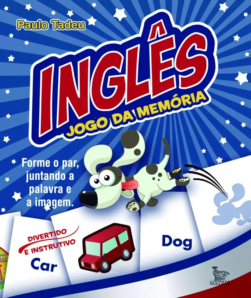 Capa do Livro Inglês Jogo da Memória - Paulo Tadeu