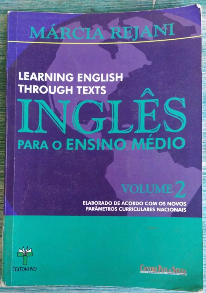 Capa do Livro Inglês para o Ensino Médio - Volume 2 - Márcia Rejani