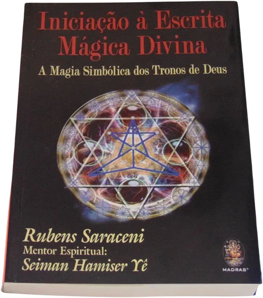 Capa do Livro Iniciação à Escrita Mágica Divina - Rubens Saraceni