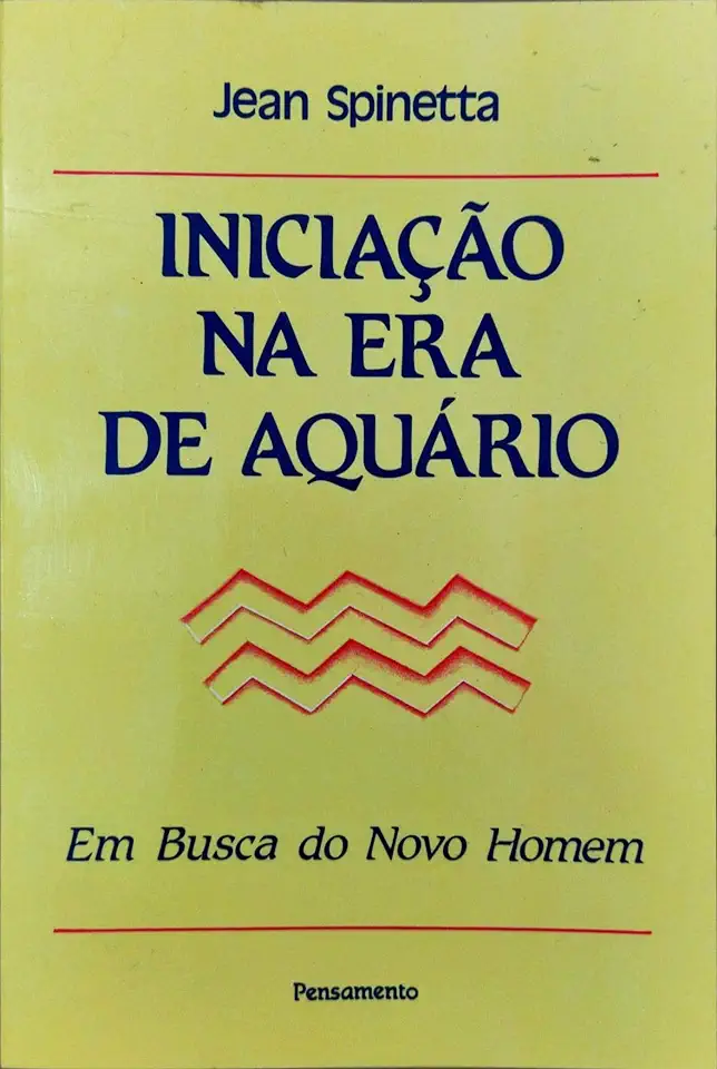 Capa do Livro Iniciação na era de Aquário - Jean Spinetta