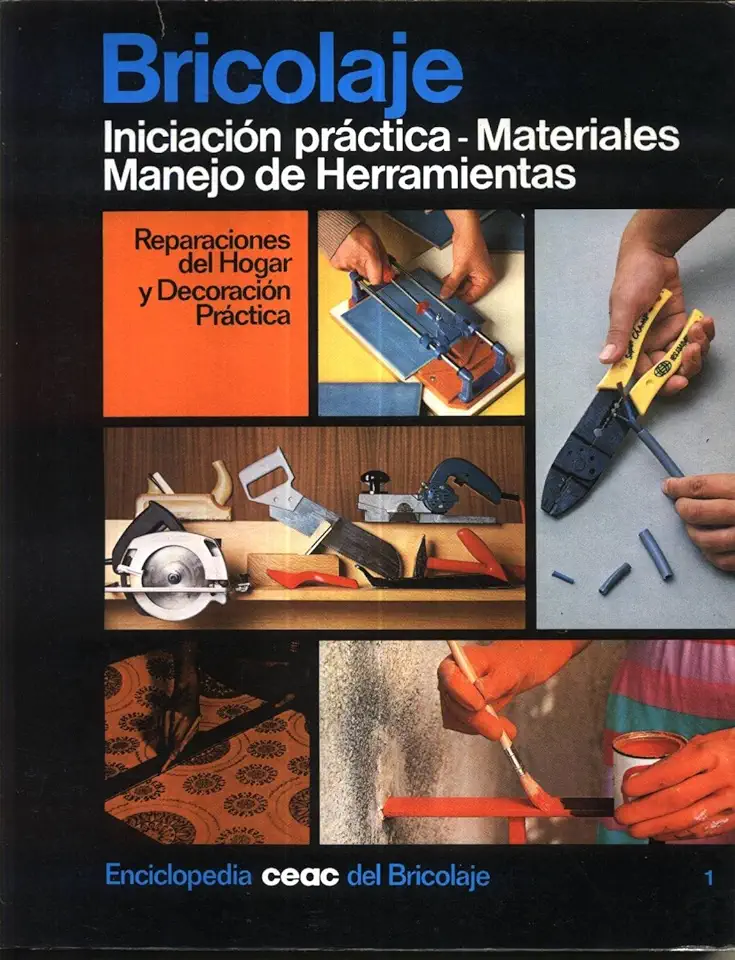 Capa do Livro Iniciacion Practica Materiales Manejo de Herramientas Bricolaje - PEY