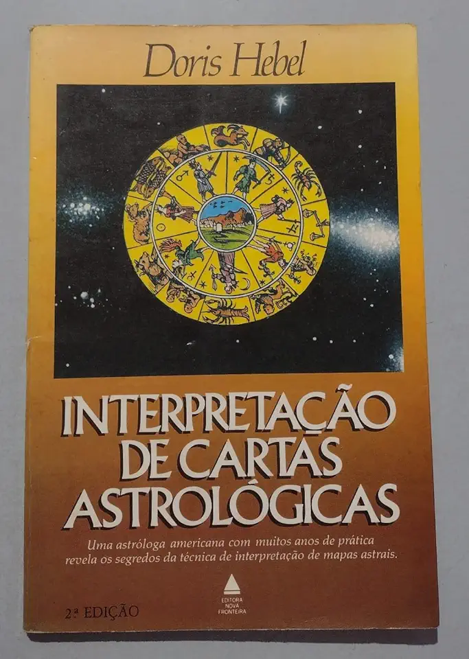 Capa do Livro Interpretação de Cartas Astrológicas - Doris Hebel