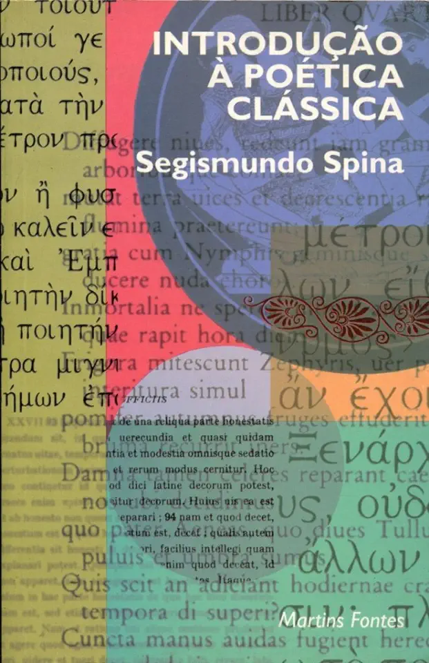 Capa do Livro Introdução Á Poética Clássica - Segismundo Spina