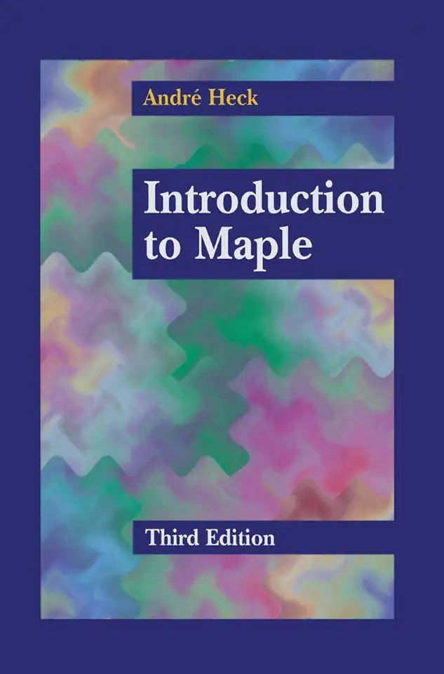 Capa do Livro Introduction to Maple - André Heck