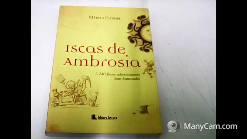 Capa do Livro Iscas de Ambrosia - Márcio Cotrim