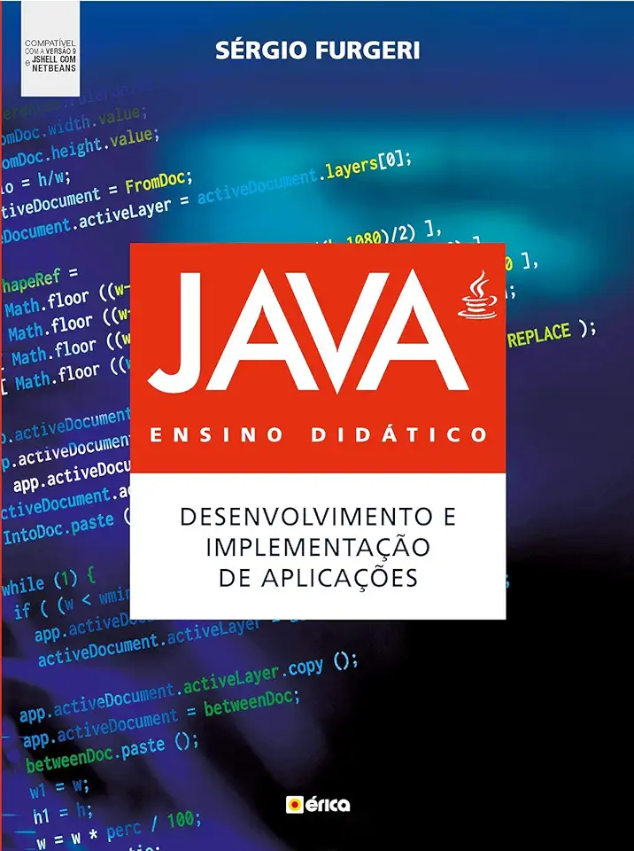 Capa do Livro Java : Ensino didático - Furgeri, Sérgio