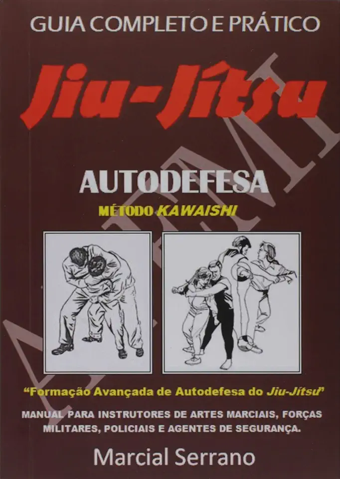 Capa do Livro JIU-JÍTSU AUTODEFESA - Marcial Serrano