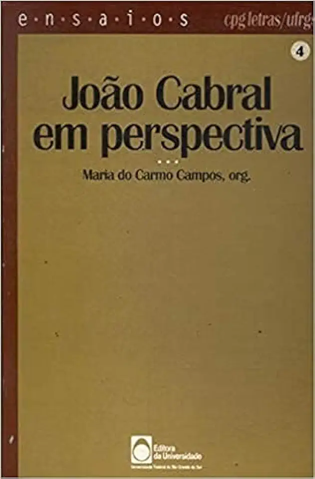 Capa do Livro João Cabral Em Perspectiva - Maria do Carmo Campos Org.